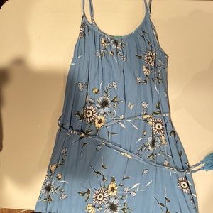 Blue Flowered Dress
